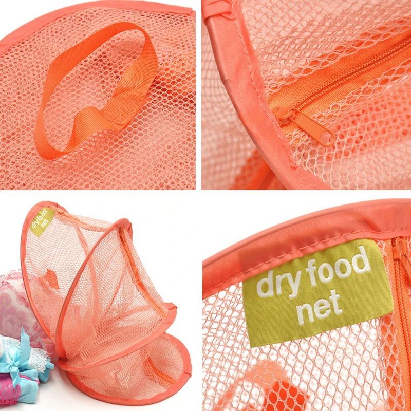 QuickDone 3-слойная сумка для хранения одежды круглая сетка на молнии подвесная