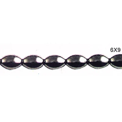 

Hematite Rice Beads 6x9 mm
