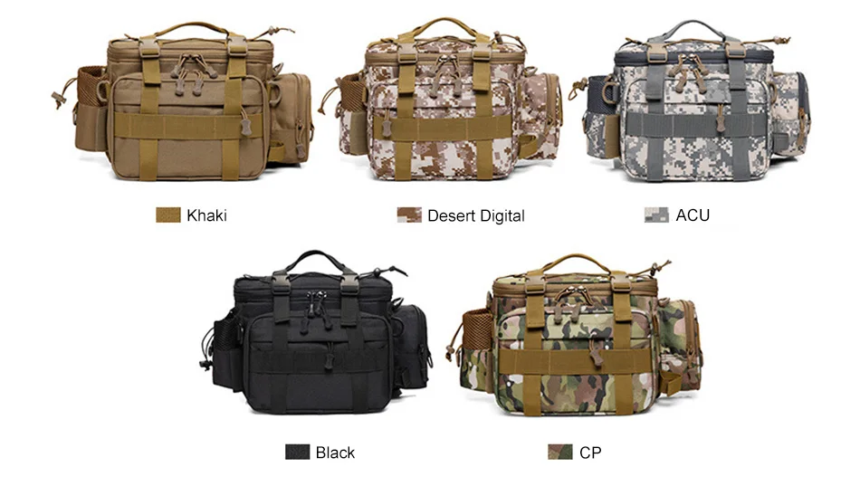 Тактическая система Molle, сумка, водонепроницаемая, поясная, поясная, походная, для рыбалки, спорта, охоты, поясные сумки, для кемпинга, Sac De, спортивный пояс, XA515WA