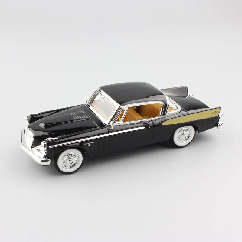 1/43 Масштаб Мини Делюкс 1958 Studebaker Golden Hawk hardtop coupe литой металлический мятный модельный автомобиль фургон игрушки для детей мальчик