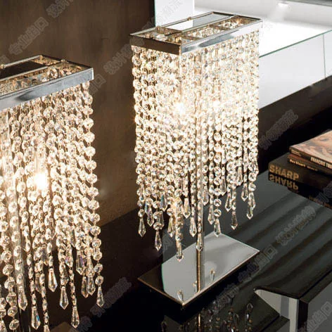 Хрустальная настольная лампа K9 роскошный простой современный светодиодный