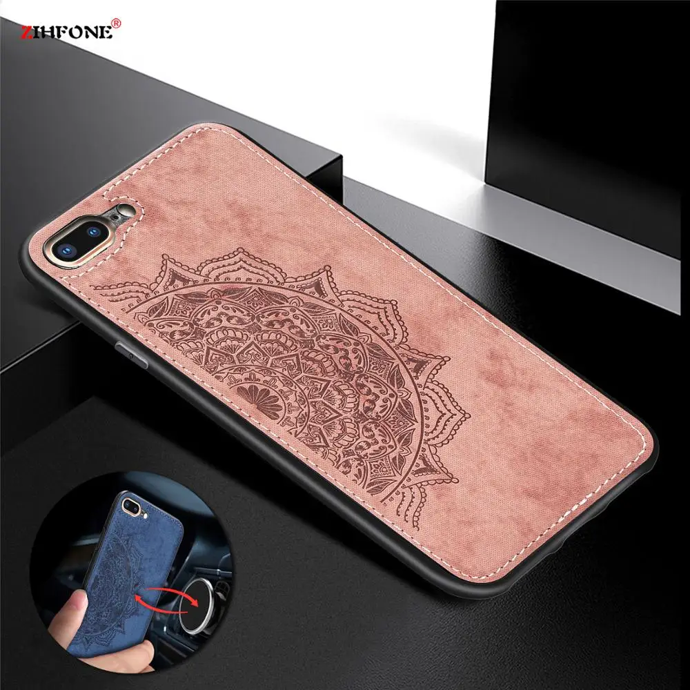 Роскошные ткань текстура противоударный телефон чехол для iPhone 8 Coque 7 6s 6 Plus