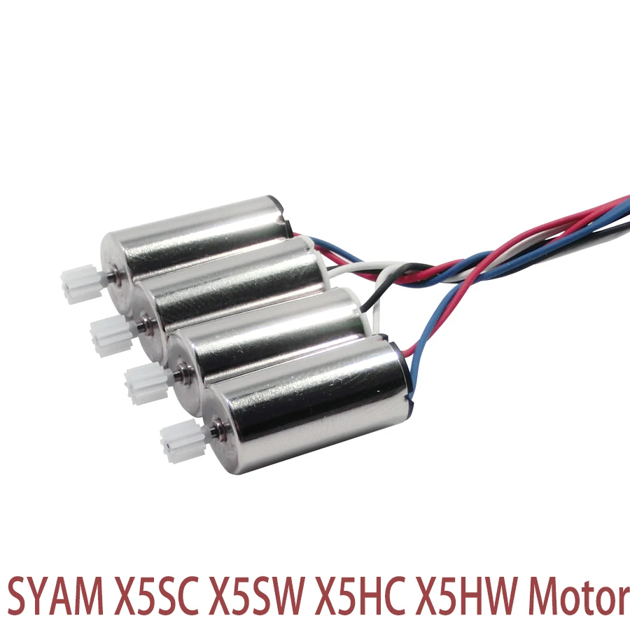 4 шт./лот оригинальный Syma X5SW X5SC X5HC X5HW CW CCW мотор RC Квадрокоптер запасные части основной мотор двигатель запасные части Аксессуары