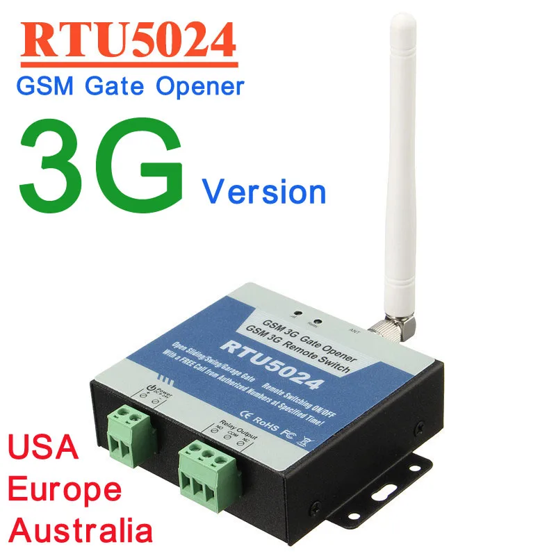 Бесплатная доставка 3G версия RTU5024 GSM ворот релейный переключатель пульт