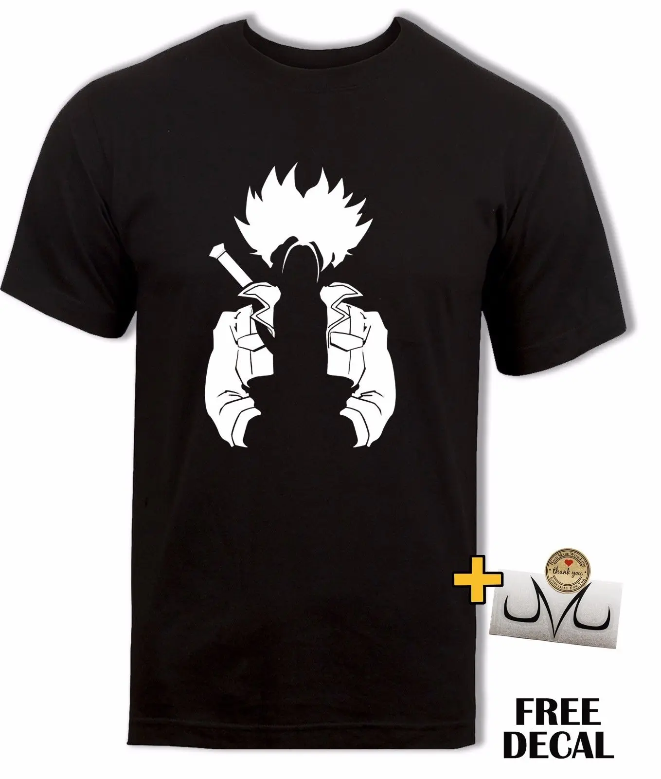 DBZ trunks Sword футболка Супер Saiyan Dragon ball Z Аниме Черный Топ мужские S XXL Бесплатная