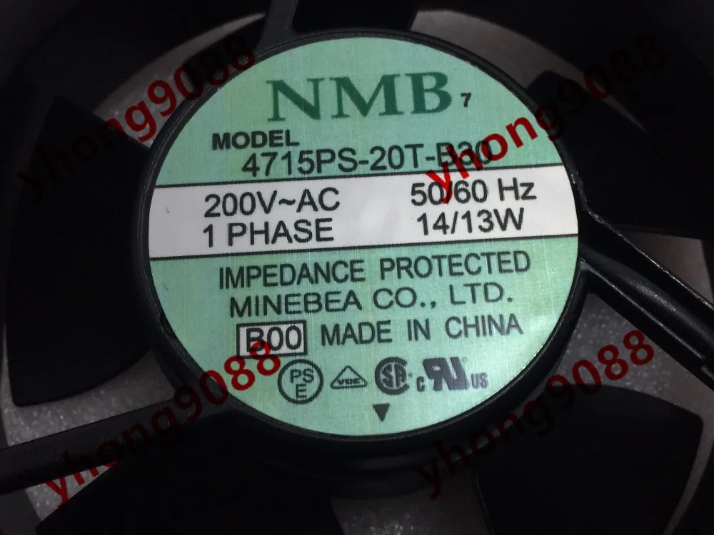 NMB MAT 4715PS 20T B30 B00 AC 200V 14/13W 120x120x38mm вентилятор охлаждения сервера|square fan|server fan200v fan |