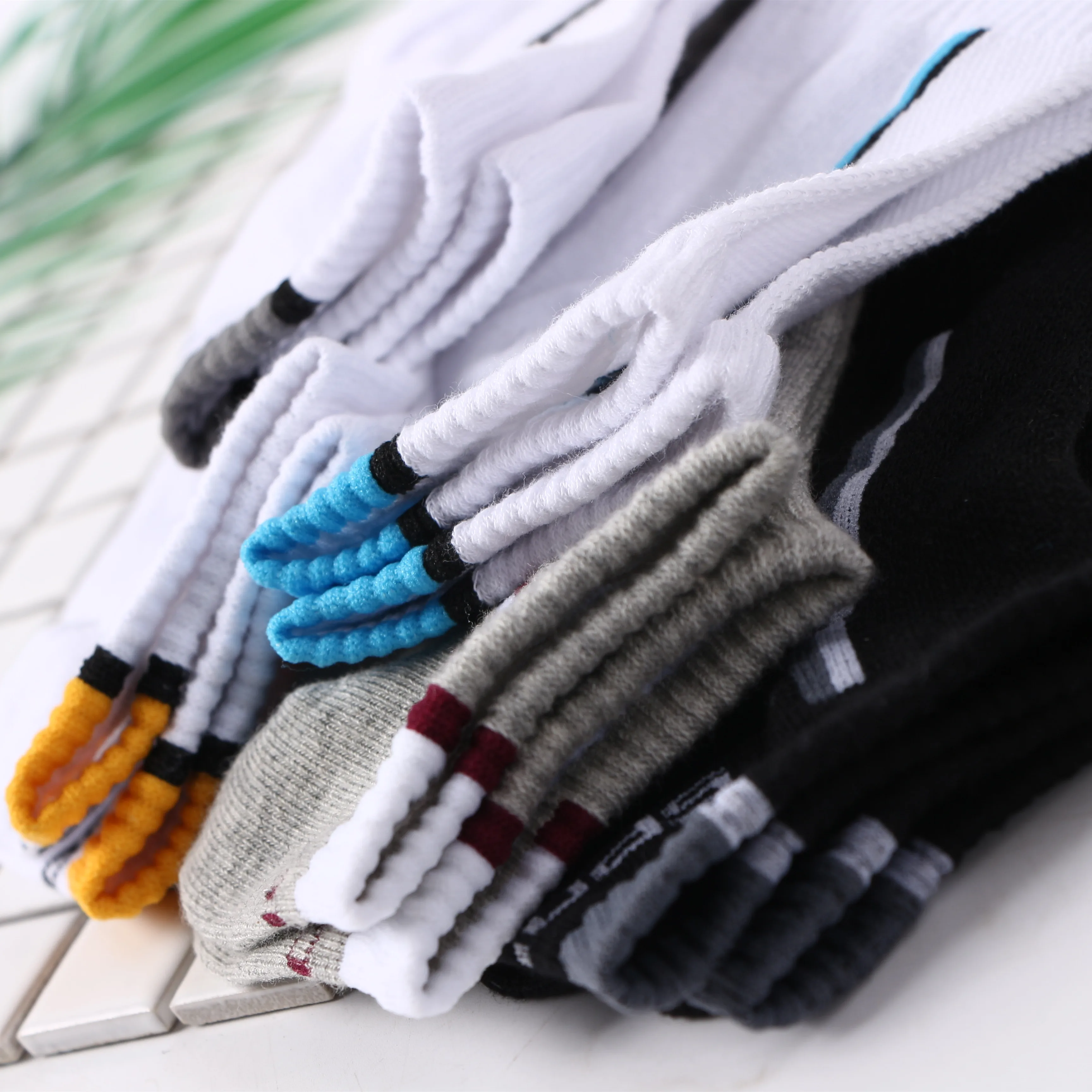 Мужские носки новые мужские Разноцветные Летние Носки Башмачки из чистого