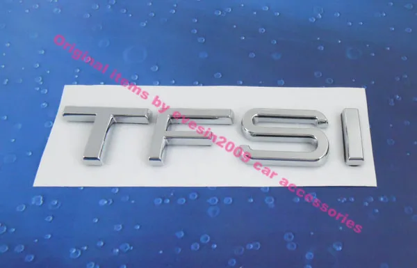 Авто хром TFSI для S3 S4 TTS TT A3 A4 A6 багажник автомобиля эмблемы значка Стикеры |