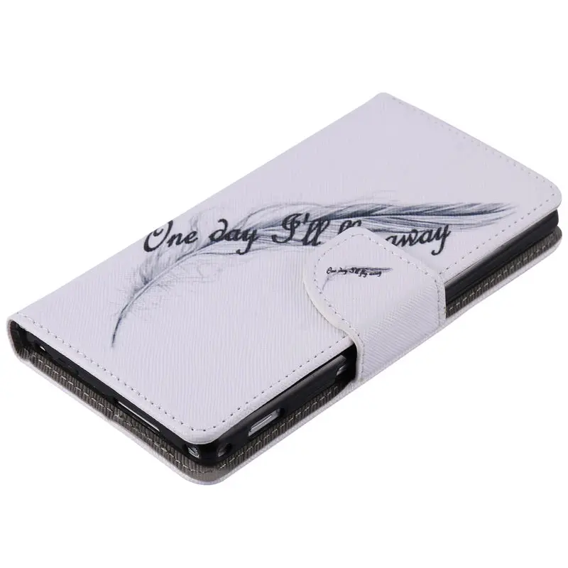 Флип раскладный Кожаный чехол Чехол для sony Xperia M2 S50h/M2 двойной D2302/Xperia Aqua D2403 D2406 с