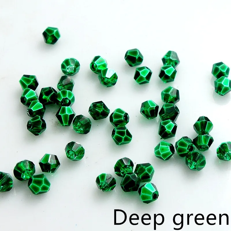 Оптовая продажа новое прозрачное стекло 5301 # свободные биконусные бусины 3 мм 4 6