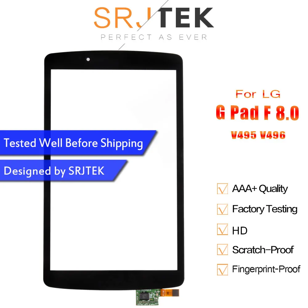 Сменный сенсорный экран Srjtek для LG G Pad F 8 0 V495 V496 дюймов|glass tablet pc|glass tablettouch screen digitizer |