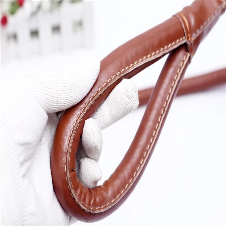 Черный кофе коричневый из натуральной кожи ошейник поводок свинцовый набор для