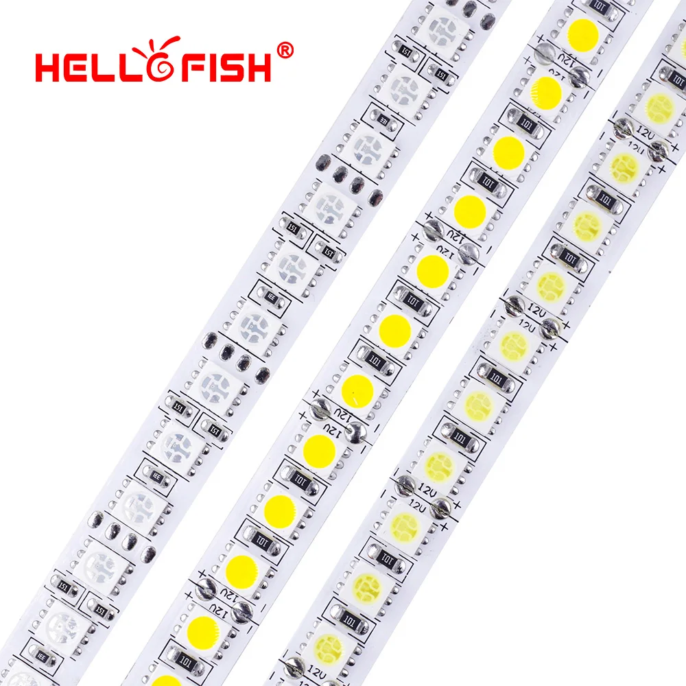 5 м 600 LED 5050 sttrip 12 В гибкие светодиодные Клейкие ленты Light 120 LED/м белый свет/теплый