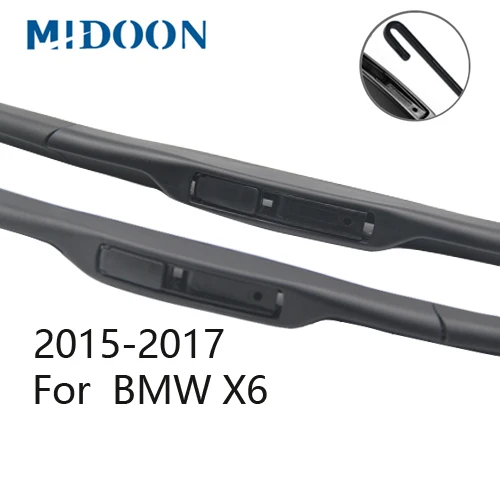 

Щетки стеклоочистителя MIDOON для BMW X6, E71, F16, 2008, 2009, 2010, 2011, 2012, 2013, 2014, 2016, 2015, 2017