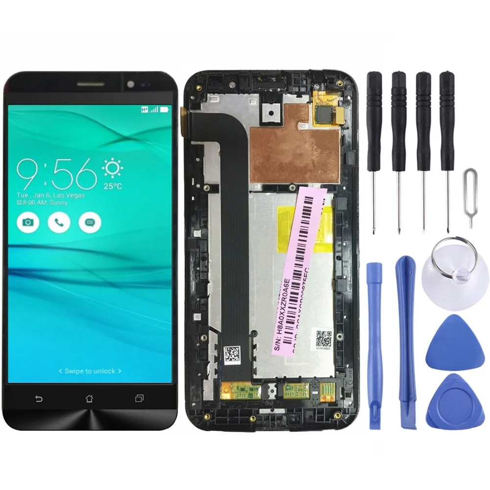 5 &quotдля Asus Zenfone LCD экран и дигитайзер Полная сборка с рамкой для GO ZB552KL X007D