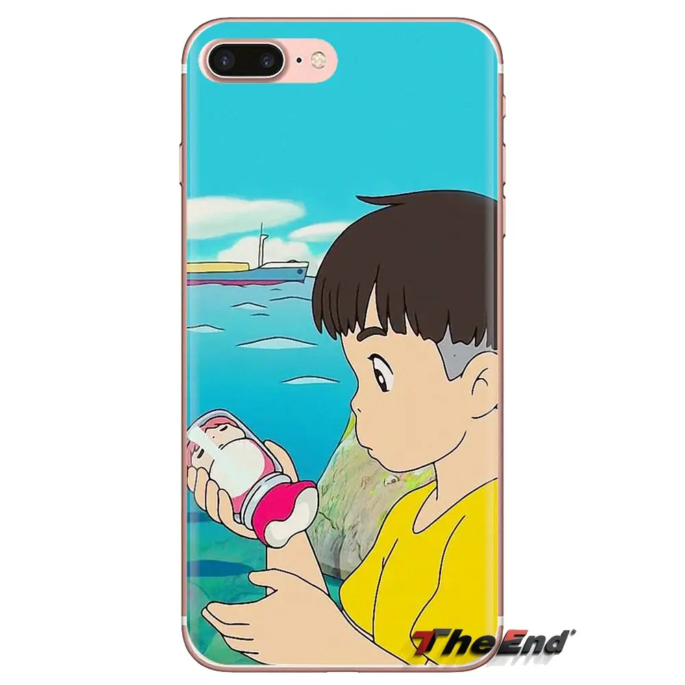 Ponyo On The Cliff For Xiaomi Redmi 4A S2 Note 3 3S 4 4X 5 Plus 6 7 6A Pro Pocophone F1 Transparent Soft Cases Covers |