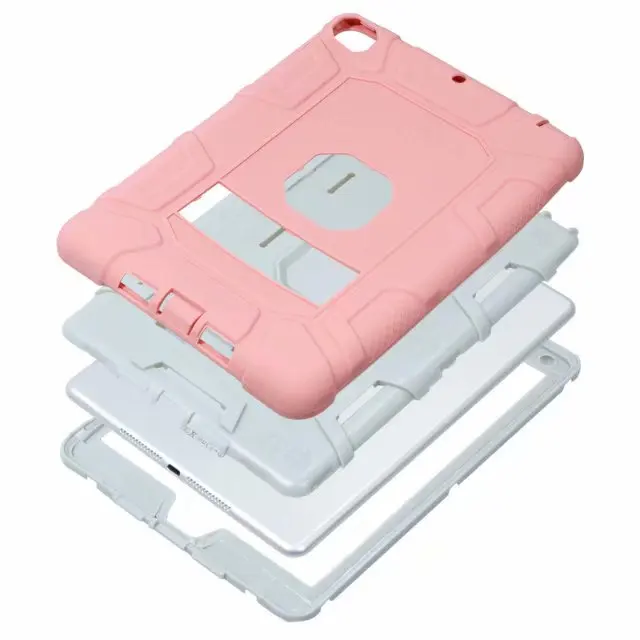 Силиконовая резиновая задняя крышка из ТПУ и поликарбоната для iPad 2017 2018 9 7 дюйма