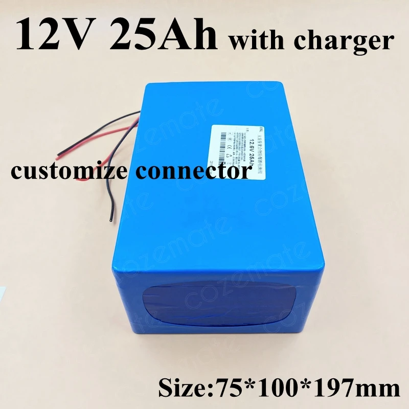 25Ah Lifepo4 аккумулятор портативный Aeg 12v для резервного банка питания Солнечная