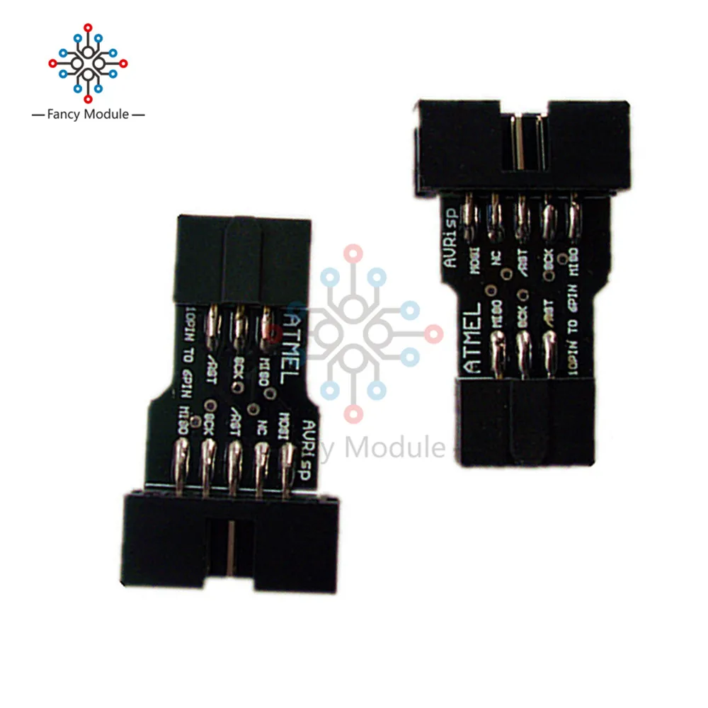 

5 шт. 10 Pin к стандартным 6 Pin Адаптерная плата для ATMEL AVRISP USBASP STK500