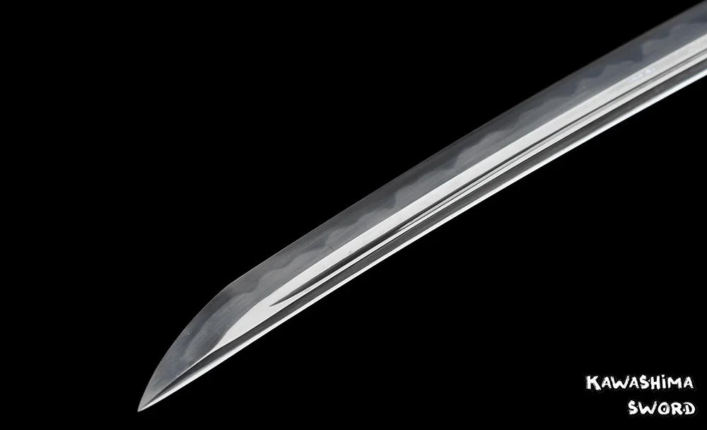 

Handmade Japanese Sword 1095 Steel Clay Tempered Real Hamon Full Tang Wine Red Scabbard 20 Inch Wakizashi Razor Sharp Supply