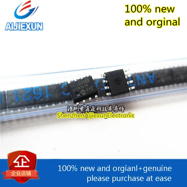10 шт. 100% новый и оригинальный кодировщик кода для резки KEELOQ SN HCS200 SOP 8 в st