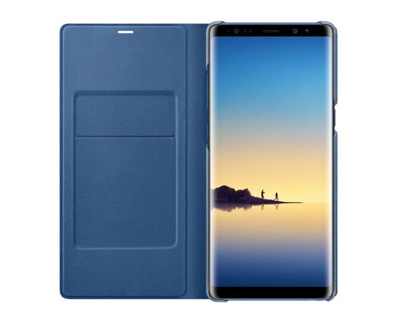 Оригинальный чехол для Samsung со светодиодной подсветкой умный телефона Galaxy Note8 N9500