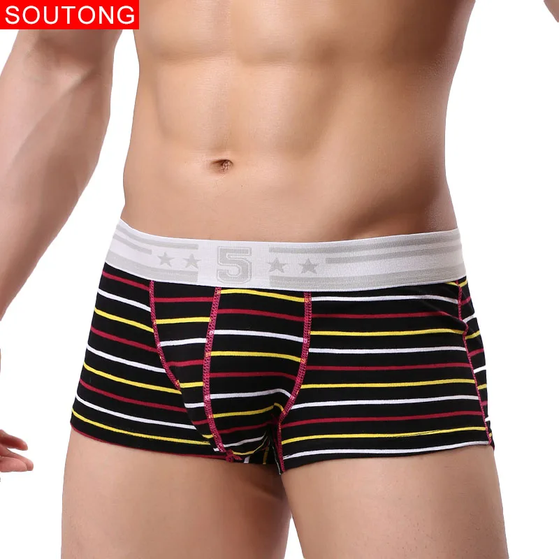 Soutong Мужское нижнее белье 3 шт./лот мужское трусы боксеры Cuecas шорты Calzoncillos Hombre