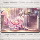 Плакаты LiFate- Kaleid Liner Prisma Lllya с аниме девушки, художественные Плакаты для гостиной с шелковым принтом, декоративные настенные картины, украшение для дома
