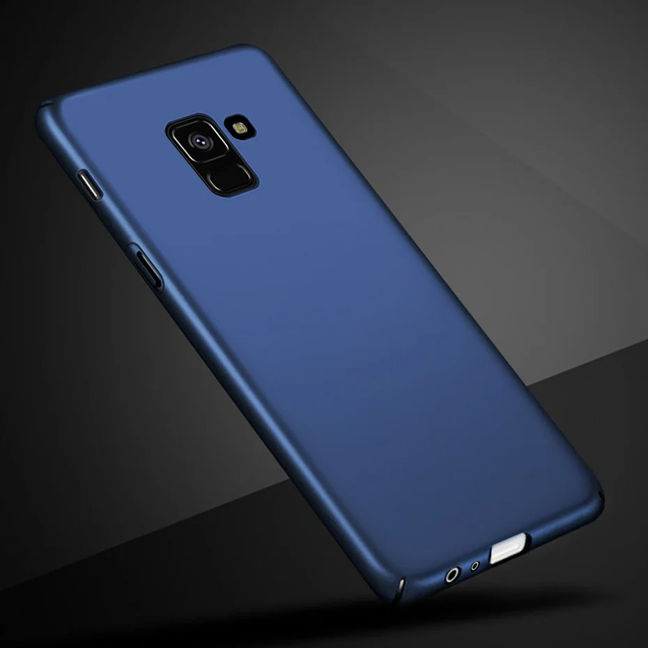 Ультратонкий Жесткий чехол из поликарбоната для Samsung Galaxy A8 2018 Матовые чехлы