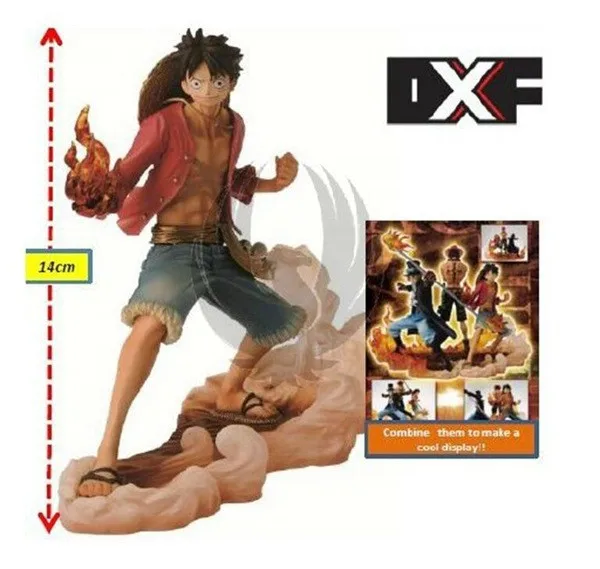 Новинка; Лидер продаж; 3 шт./компл. 14-17 см One piece Monkey D Луффи ace Сабо коллекционеров фигурку игрушки Рождество игрушка