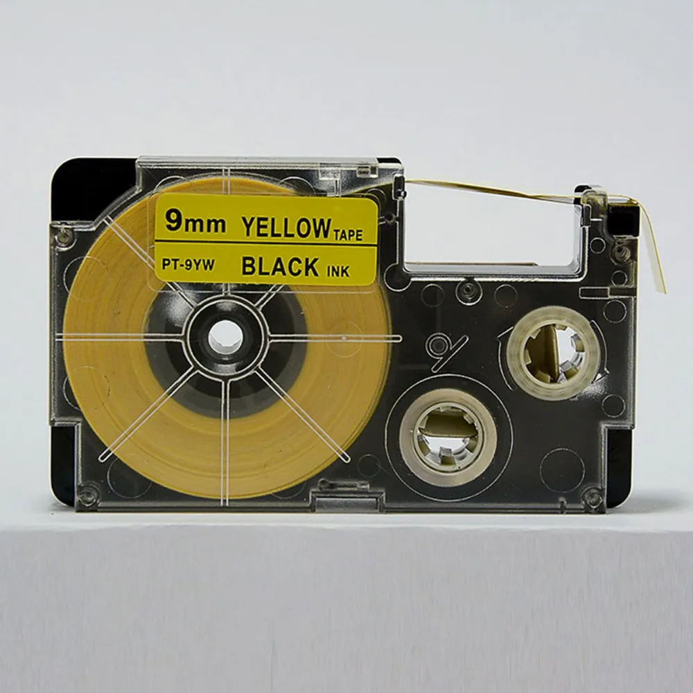 20 pcs/lot XR-9YW/XR-9YW1(Black on Yellow 9mm*8m) For EZ label printer(CW-L300 KL-8800 KL-820 KL-170 KL-780 KL-60) | Компьютеры и офис