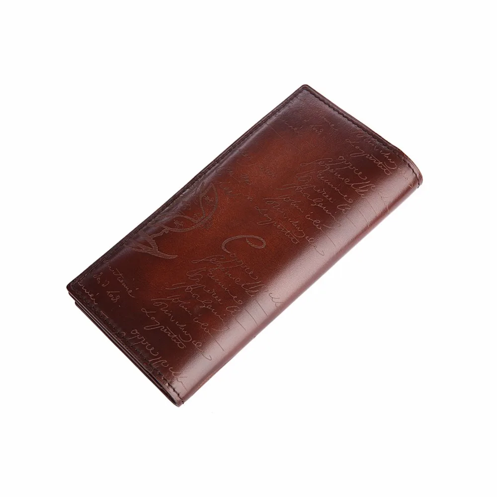 TERSE_2017 новый кошелек ручной работы кожаная сумка с надписью для мужчин длинный 5
