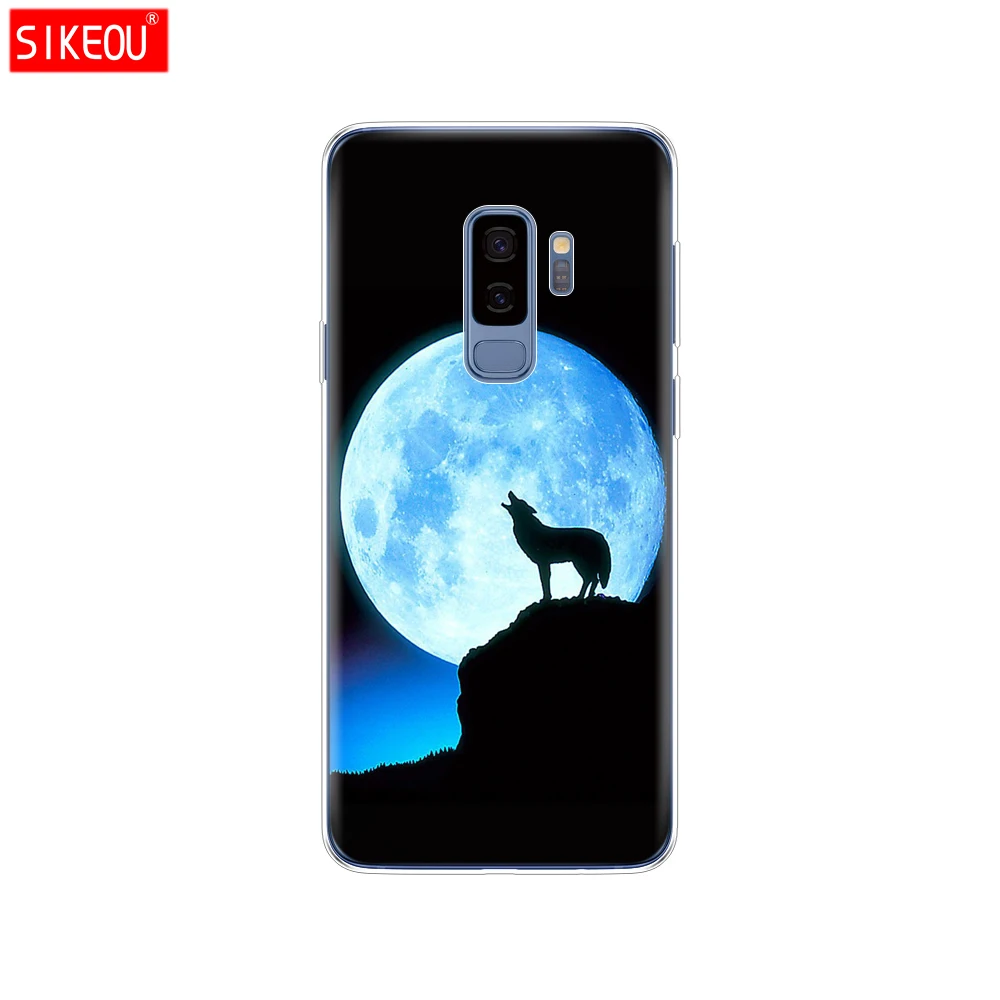 Силиконовый чехол для Samsung Galaxy S9 S8 S7 S6 edge S5 S4 S3 PLUS телефона Running Fierce wolf | Мобильные