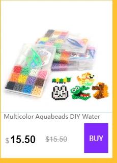 aquabeads Aqua DIY Магия бусы игрушки формы в виде животного рукой решений 3D головоломки Aqua детские развивающие игрушки для детей заклинание QB231 бусинами