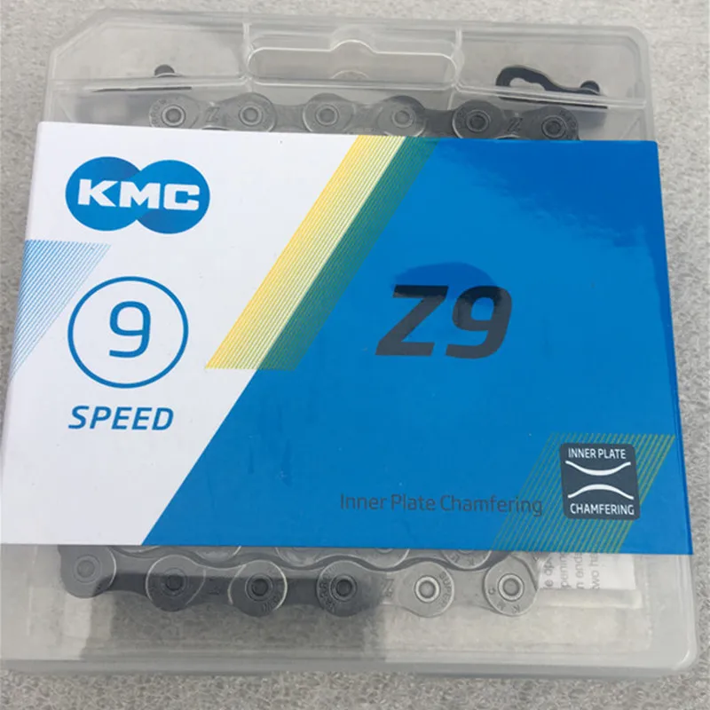 KMC X9 X9.93 сеть MTB 1/2 &quotx 11/128&quot 116L цепь для дорожного велосипеда 9 скоростей