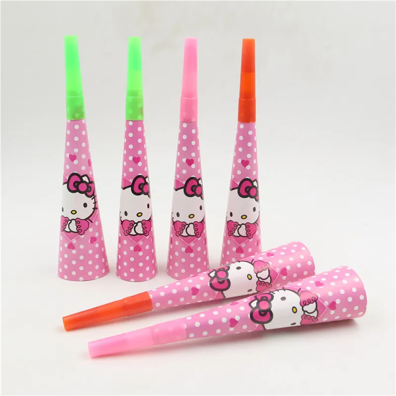 6 шт./лот Вечерние Декорации для дня рождения с роговыми