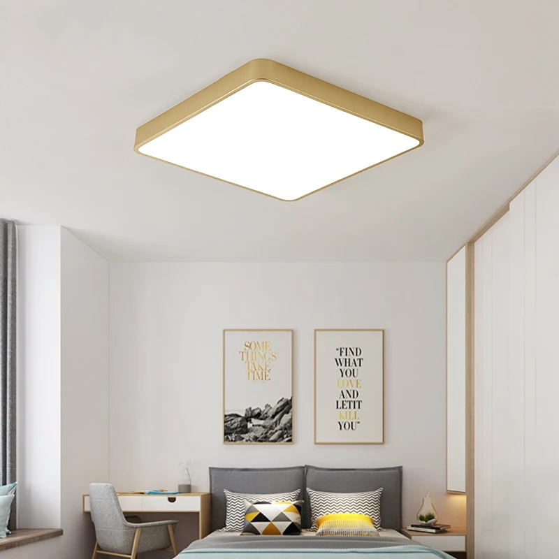 Современный потолочный светильник s ультра тонкий светодиодный круглый для