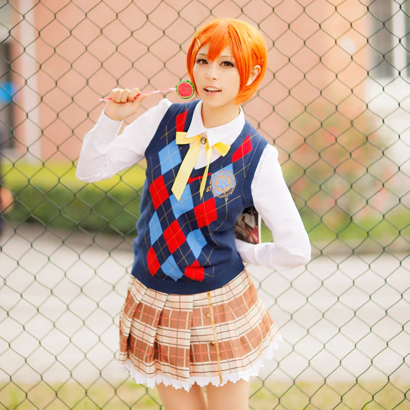 Rin Hoshizora/костюм для косплея Love Live Lovelive School Idol Project Unidolized Constellation костюм свитер