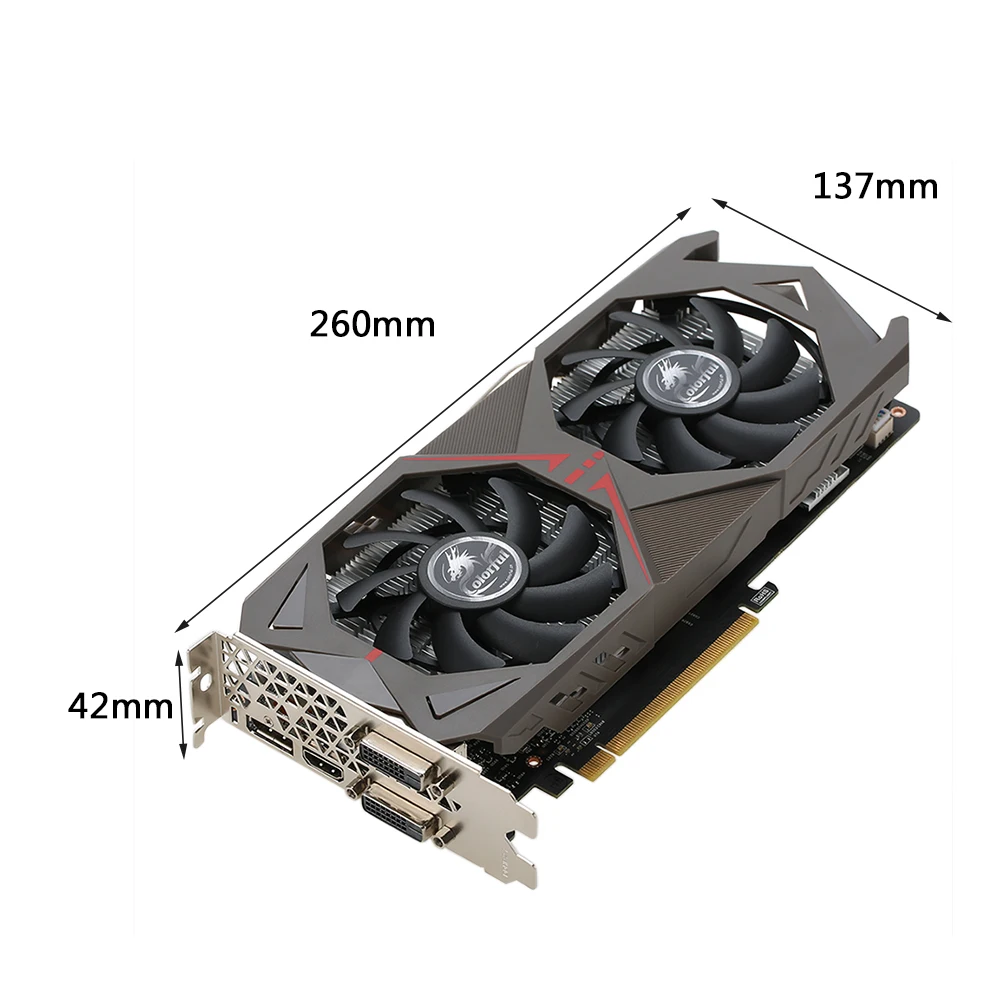 Красочная видеокарта NVIDIA GeForce GTX 1060 GPU 6GB GDDR5 192bit Gaming 6144M PCI-E X16 3,0 VR Ready DVI+ HDMI+ 3* DP порт