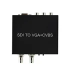 SDI (SD-SDIHD-SDI3G-SDI) в VGA + CVBSAV + SDI конвертер с поддержкой 1080P для мониторакамерыдисплея с адаптером