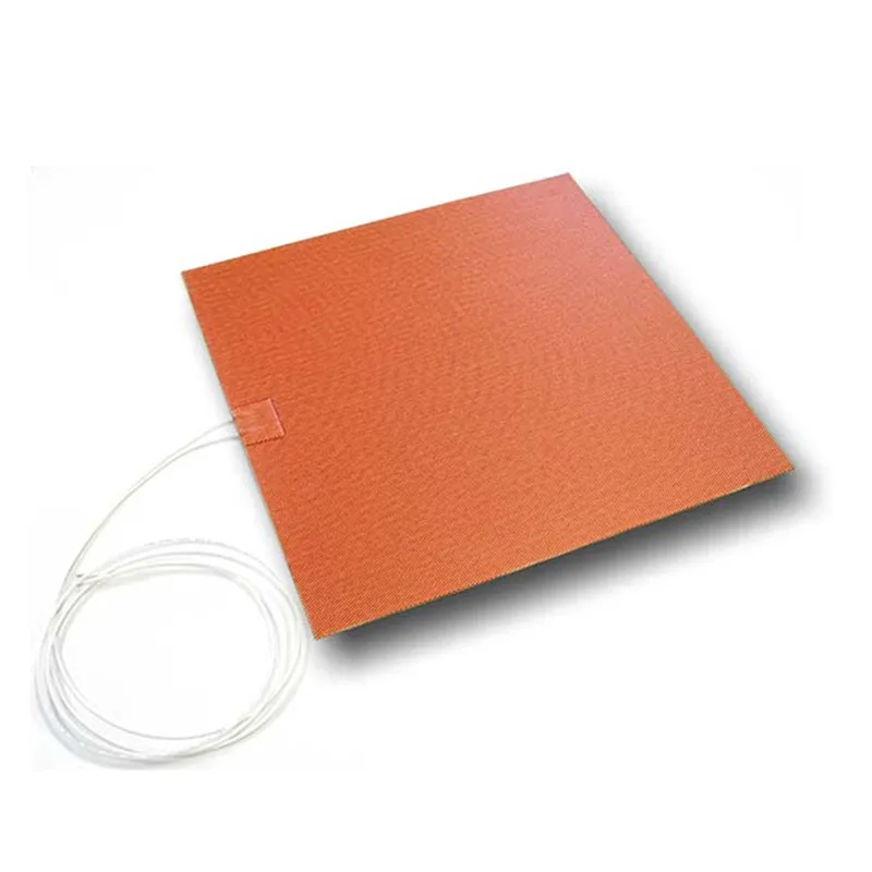 

Silicone Heater heating pad For 3D Printer 300x300MM 220V 600W With PSA NTC 100K Thermistor Heatbed 1000MM Power wire