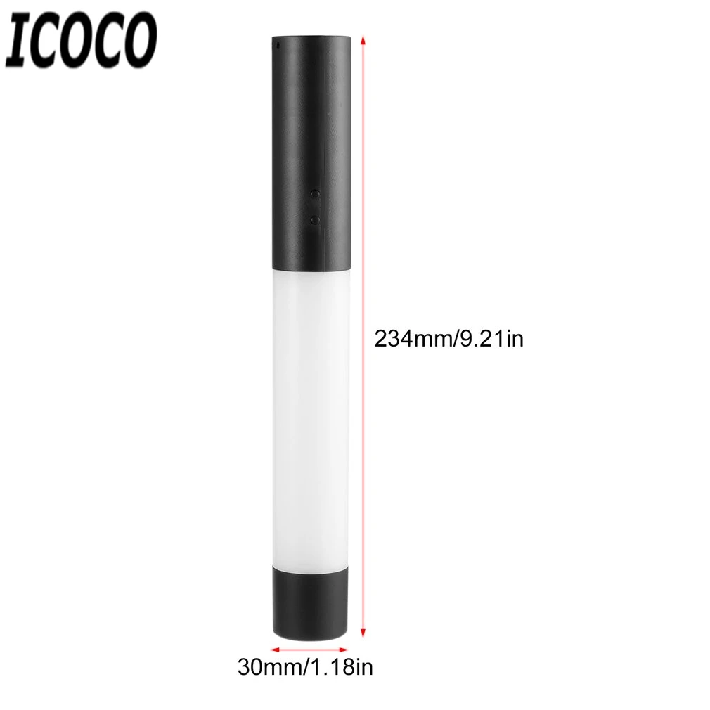 Icoco открытый Портативный прямая трубка 1.5 Вт светодиодный фонарик Регулируемый