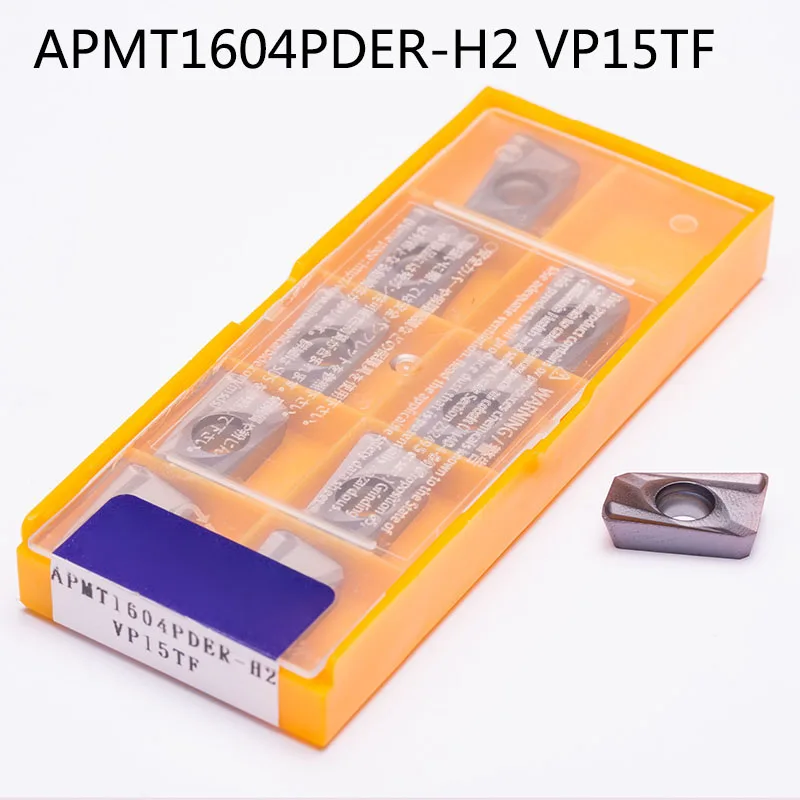Apmt1604pder H2 VP15TF HSS Нитки карбида резец инструмент Бурильные машины Токарные станки