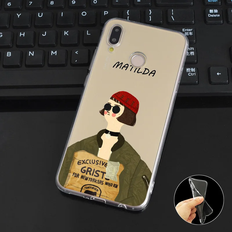 Мягкий силиконовый чехол DREAMFOX N108 Leon Matilda из ТПУ для huawei Honor 6A 6C 7X9 10 P20 P30 Lite Pro P Smart |