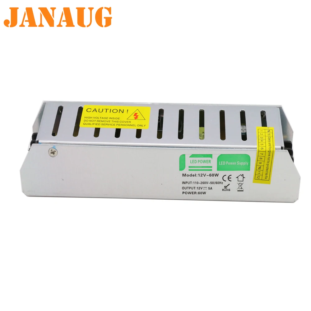 Регулируемое переключение Питание AC110 ~ AC240V AC DC светодиодный трансформатор
