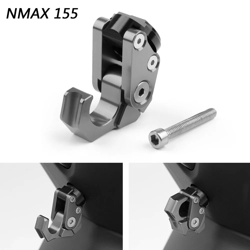 Areyourshop шлем вешалка для бутылок держатель CNC Алюминиевые крючки из сплава M6 для Yamaha NMAX 155 NMAX155 RC150 для Honda Scoopy