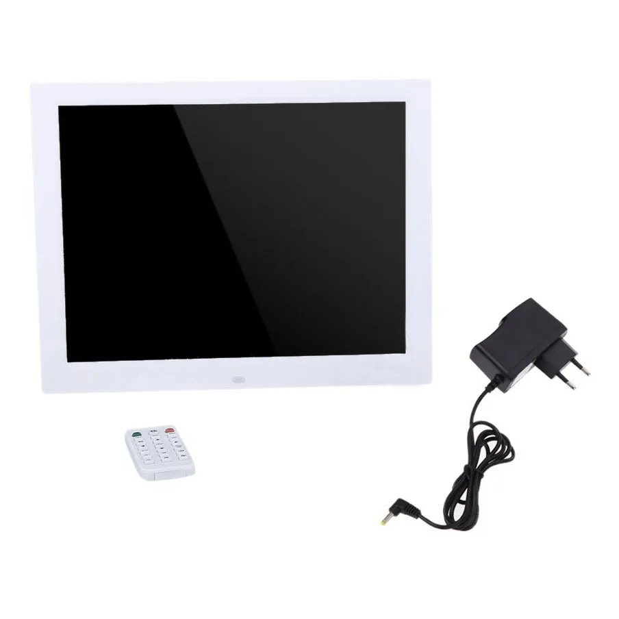 Топ предложения 15 &quotTFT-LCD 1024x768 HD часы цифровая фоторамка MP3 MP4Movie плеер с