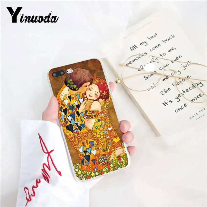 Yinuoda Kiss Gustav Климт Картина Новое поступление чехол для телефона iPhone X XSMAX 6 6S 7 7plus 8