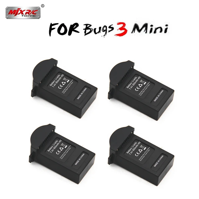 1/2/3/4 шт. литиевая батарея 7 4 В 850 мАч для MJX B3 Mini Bugs 3 запасные части бесщеточного