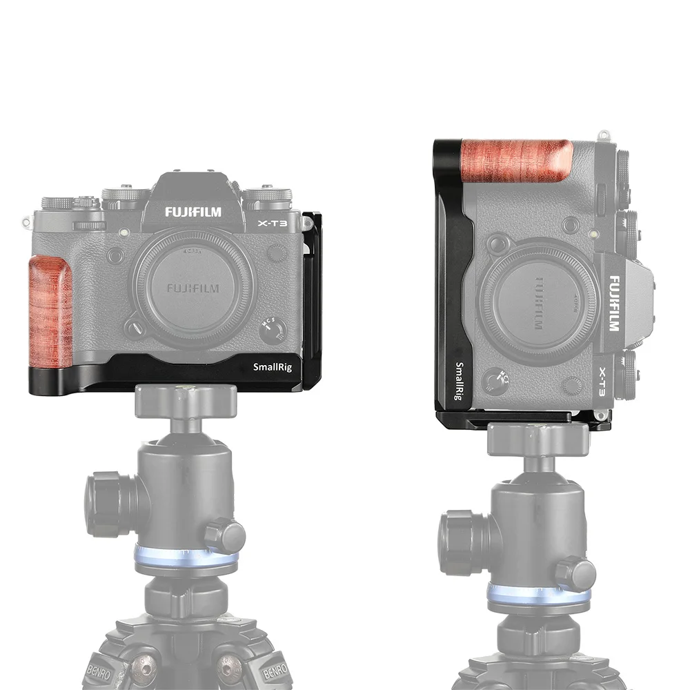 L кронштейн SmallRig для Fujifilm БЫСТРОРАЗЪЕМНАЯ пластина с деревянной ручкой +